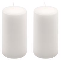 Oszlopgyerta készlet 2 db magasság 15 cm Ø 7,5 cm fehér