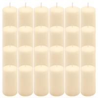 Paraffingyertya 10 cm 20 óra égési idő 24 db krém szín