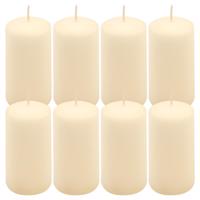 Paraffingyertya 10 cm 20 óra égési idő  8 db krém szín