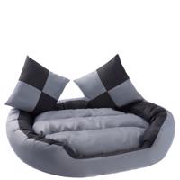 PESTUFF Kutyafekhely  65 x 50 x 20 cm szürke/fekete