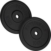 PHYSIONICS Súlyzó készlet 2 x 10 kg öntöttvas 31 mm