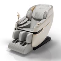 Relaxáló masszázsfotel fűtéssel és Bluetooth bézs