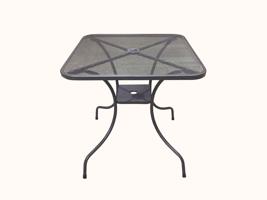 ROJAPLAST Kerti asztal fémből ZWMT-80 x 80 cm