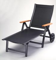 ROJAPLAST Kerti nyugágy állítható ASS COMFORT Antracit