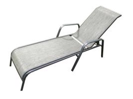 ROJAPLAST Kerti nyugágy fémből ZWC-52 Szürke 188 cm