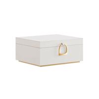 SONGMICS Ékszerdoboz rekeszekkel és fogantyúval 2szintes