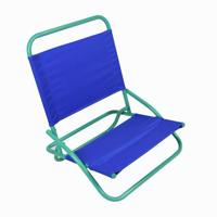 Strand összecsukható szék PVC kék-zöld