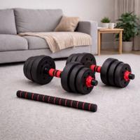 Súlyzó készlet 2 az 1 egykezes és kétkezes 20 kg