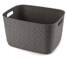 Tárolódoboz Softex L 19 L sötétszürke