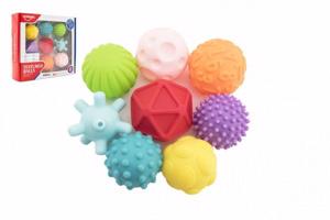 Texturált gumi golyók halmaza