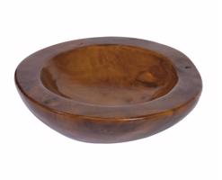 Tíkfa dísztál Ø 40 cm kézzel készített