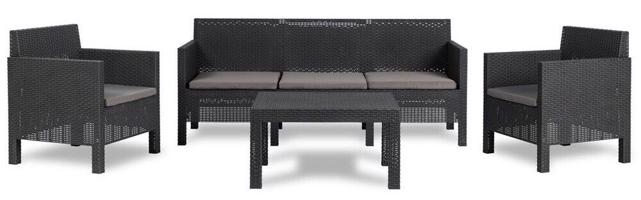 TOOMAX Kerti műanyag szett PENELOPE 5 SEATER grafit