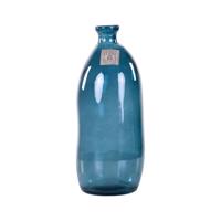 Üveg váza, 35 cm, kék - BULLE DE SAVON - Butopêa