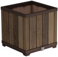 Virágccserép DECO SQUARE WALNUT