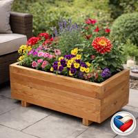 Virágcserép Flor THERMOWOOD 70 x 37 x 31 cm cseh gyártmány